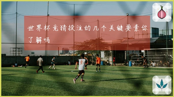 世界杯竞猜投注的几个关键要素你了解吗